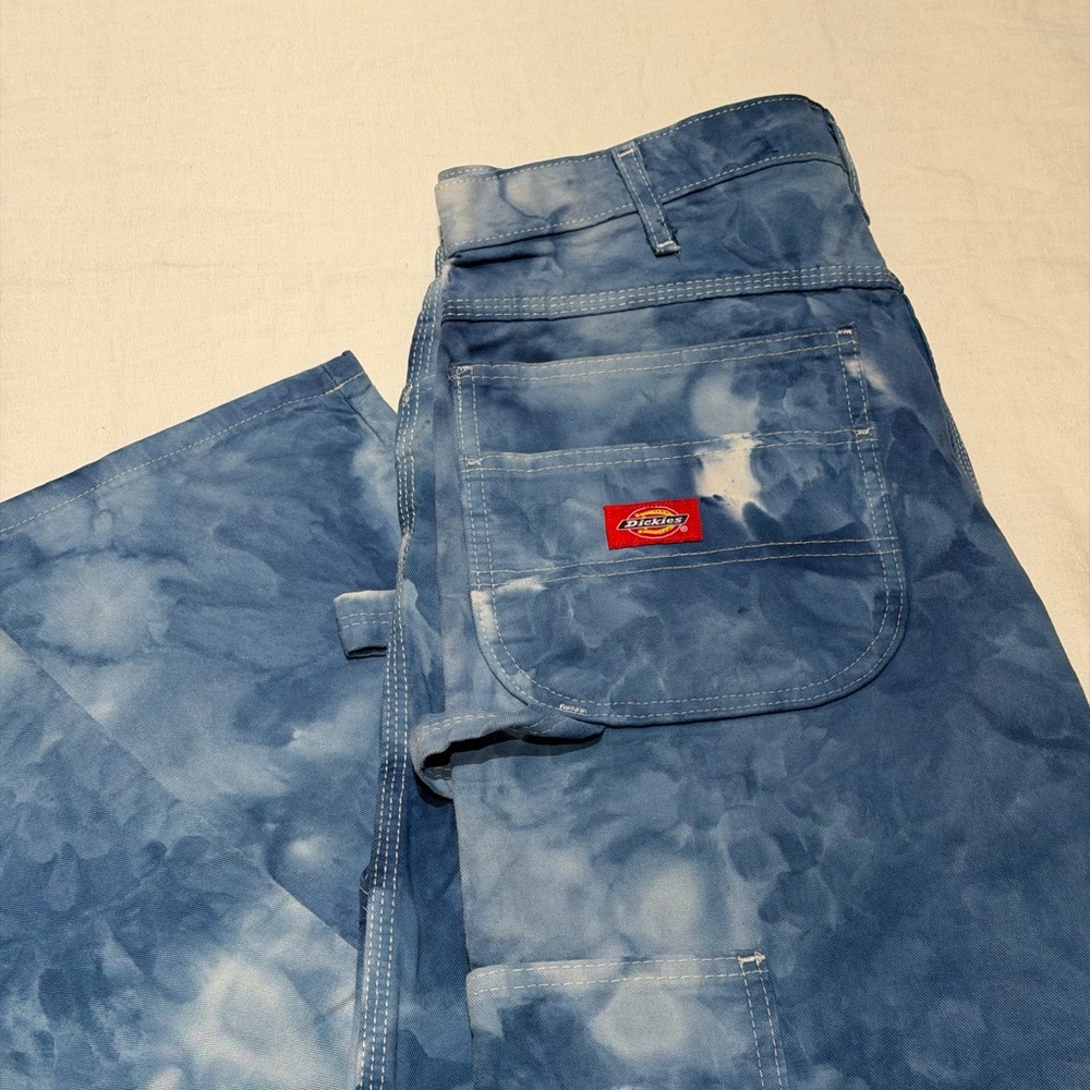 Dickies Blue Tie-Dye Relaxed Men Jeans